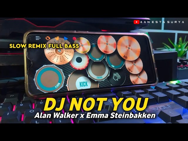 Dj Not You Slow Remix - Alan Walker Tiktok Viral | Real Drum Cover class=