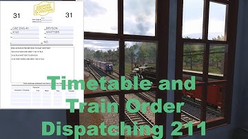 Timetable and Train Order Dispatching 211 - Railroaders Play Railroader