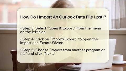 How Do I Import An Outlook Data File (.pst)? - TheEmailToolbox.com