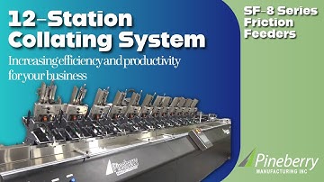 12-Station Collating System with Flow Wrapper: Increasing Efficiency and Productivity