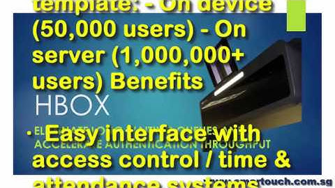 Access Control System Iris Based Identity Authentication HBOX Features