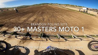 30+ Masters and Experts OTHG South National Day 1 Moto 1