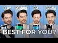 Clay, Pomade, Gel or Cream? | Men&#39;s Hair Product Guide