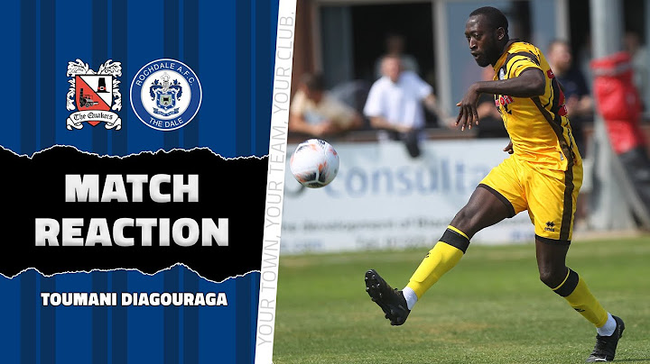 Toumani Diagouraga On Darlington Friendly Win