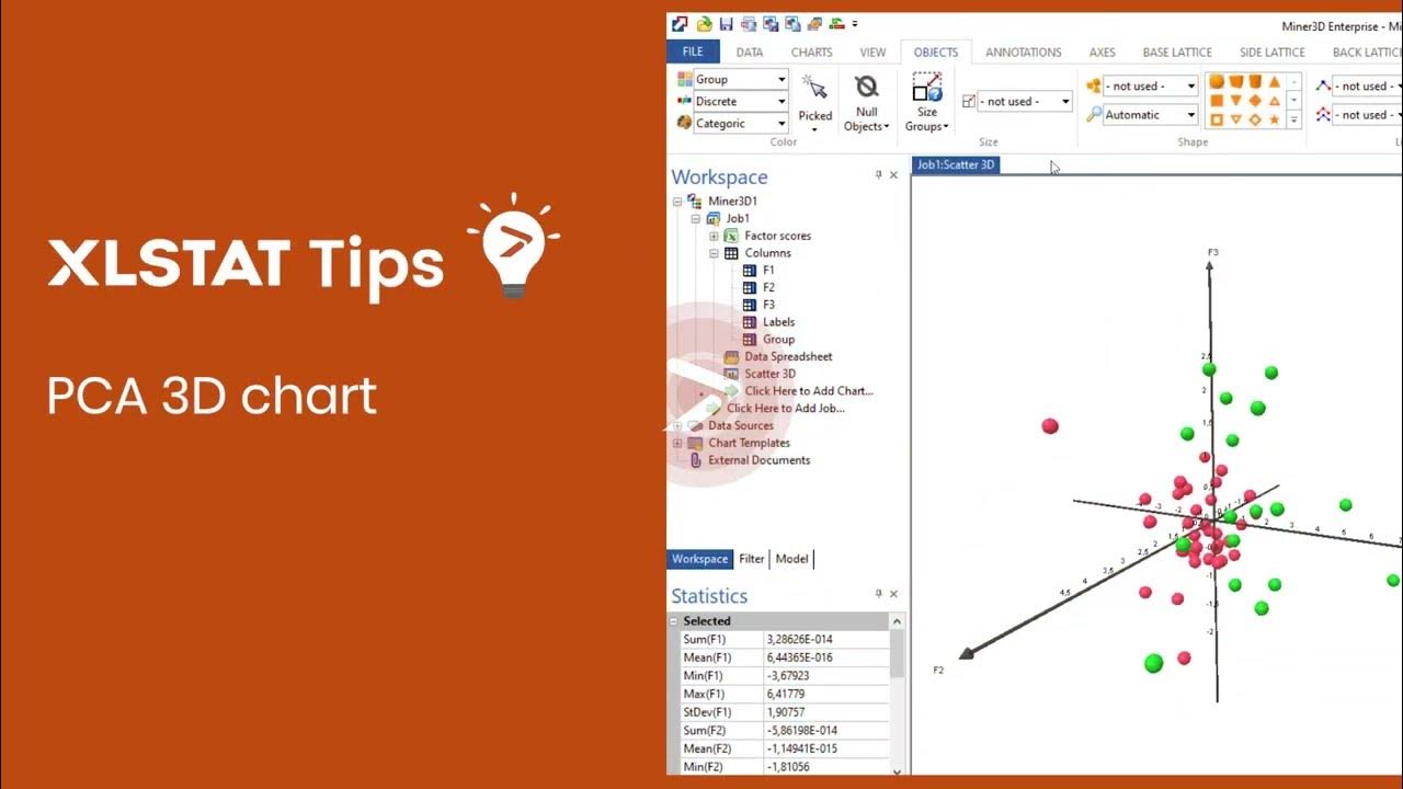 Xlstat excel примеры использования Create a PCA 3D chart - XLSTAT Tips - YouTube