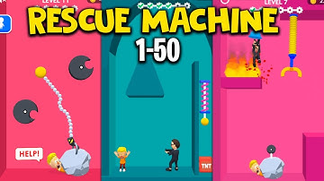 Rescue Machine - Gameplay Walkthrough Levels 1-50 (Android / iOS ) (PRO)