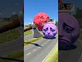 Big &amp; Small Moon Cars vs Giant Axe - BeamNG.Drive