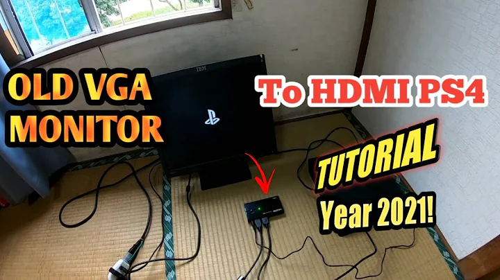 How to Connect your VGA MONITOR TO HDMI PS4 SET UP  TUTORIAL (2020)