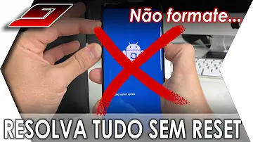 O que acontece se eu reiniciar o sistema do celular?