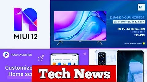 Miui System Apps Updates|Mi TV 4A sale|Poco Launcher New update|Miui 12 for 3rd Batch device