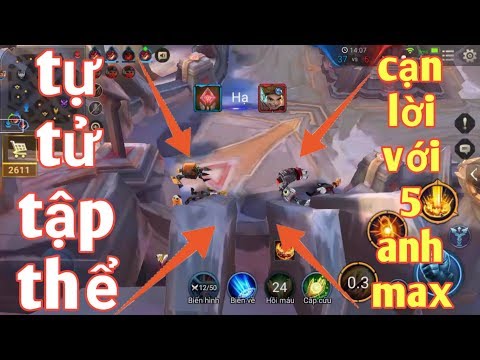 Liên Quân Mobile _ Cười Đau Bụng Khi 5 Anh Max Lao Vào Trụ Tự Tử | Clip Liên Quân Có 1 Không 2