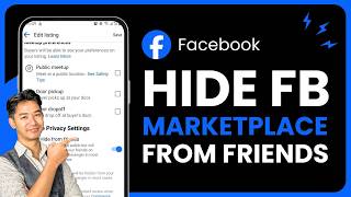 How to Hide Facebook Marketplace from Friends! screenshot 4
