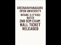 SGOU Intake-5 (FYUG) 2nd Sem Hall Ticket Released...... 🤯 #sgou #exam #degree #sreenarayanaguru