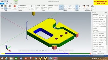MILLING OPERATIONS IN MASTERCAM 2020 ||Milling operations in MASTERCAM 2019 in Hindi.