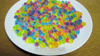 【虹色飲料】虹色タピオカ作ってみた【ｺｺﾅｯﾂﾐﾙｸ】