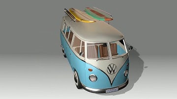 3D Model - Volkswagen van