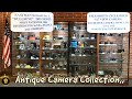The ultimate antique camera collection  display  old cameras  accessories from 1800s to 2000s