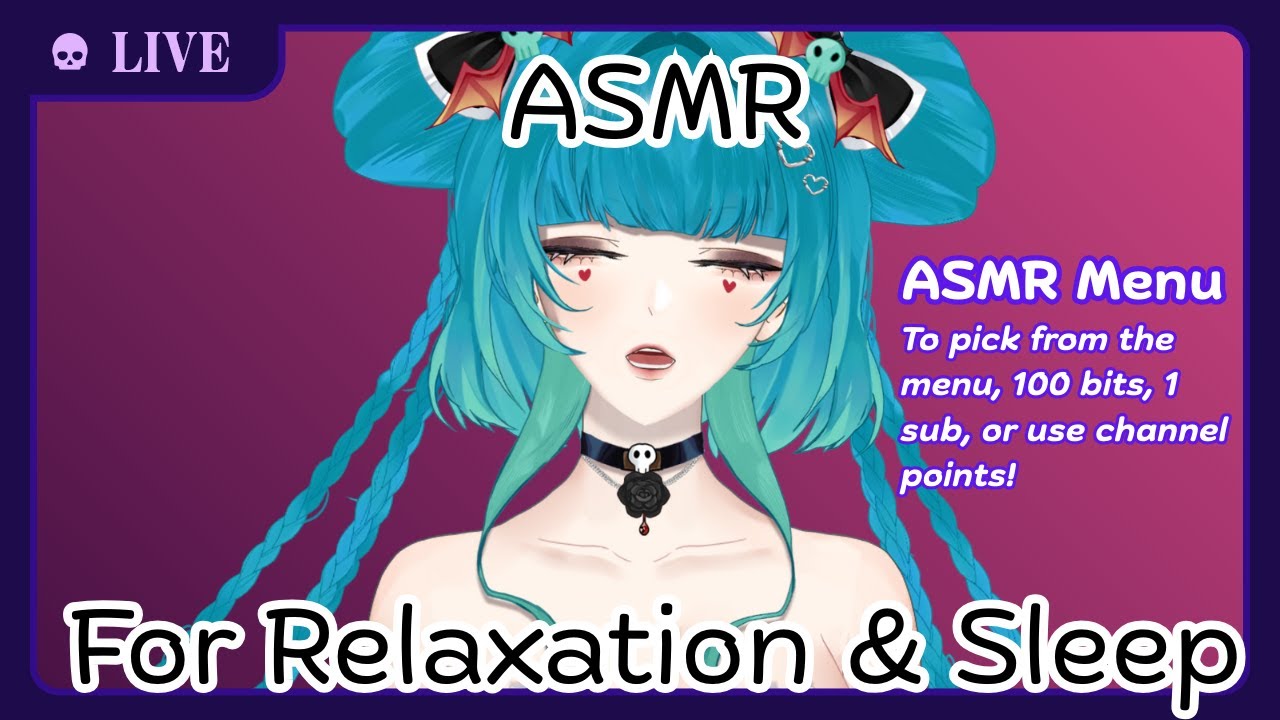 ASMR For Sleep and Relaxation😴 [ASMR Menu Available]
