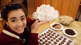 Making Homemade Marshmallows, Reese Hearts, Chocolate Truffles and More!