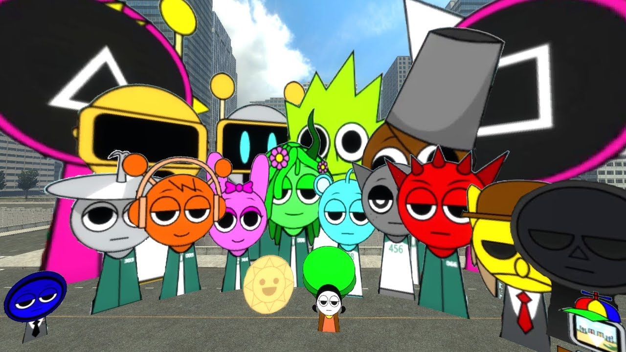 ALL SPRUNKI SQUID GAME TRANSFORMATION In Garry's Mod!