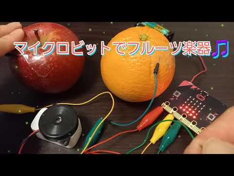 マイクロビットでフルーツ楽器を作ろう🍈