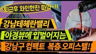 강남 테헤란밸리 야경뷰가 끝내주는 복층오피스텔 소액투자물건