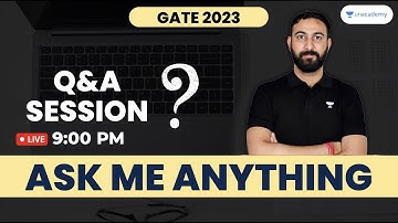 Ask Me Anything | GATE 2023 | Aditya Kanwal | Kreatryx GATE EE, ECE, IN #gate2023
