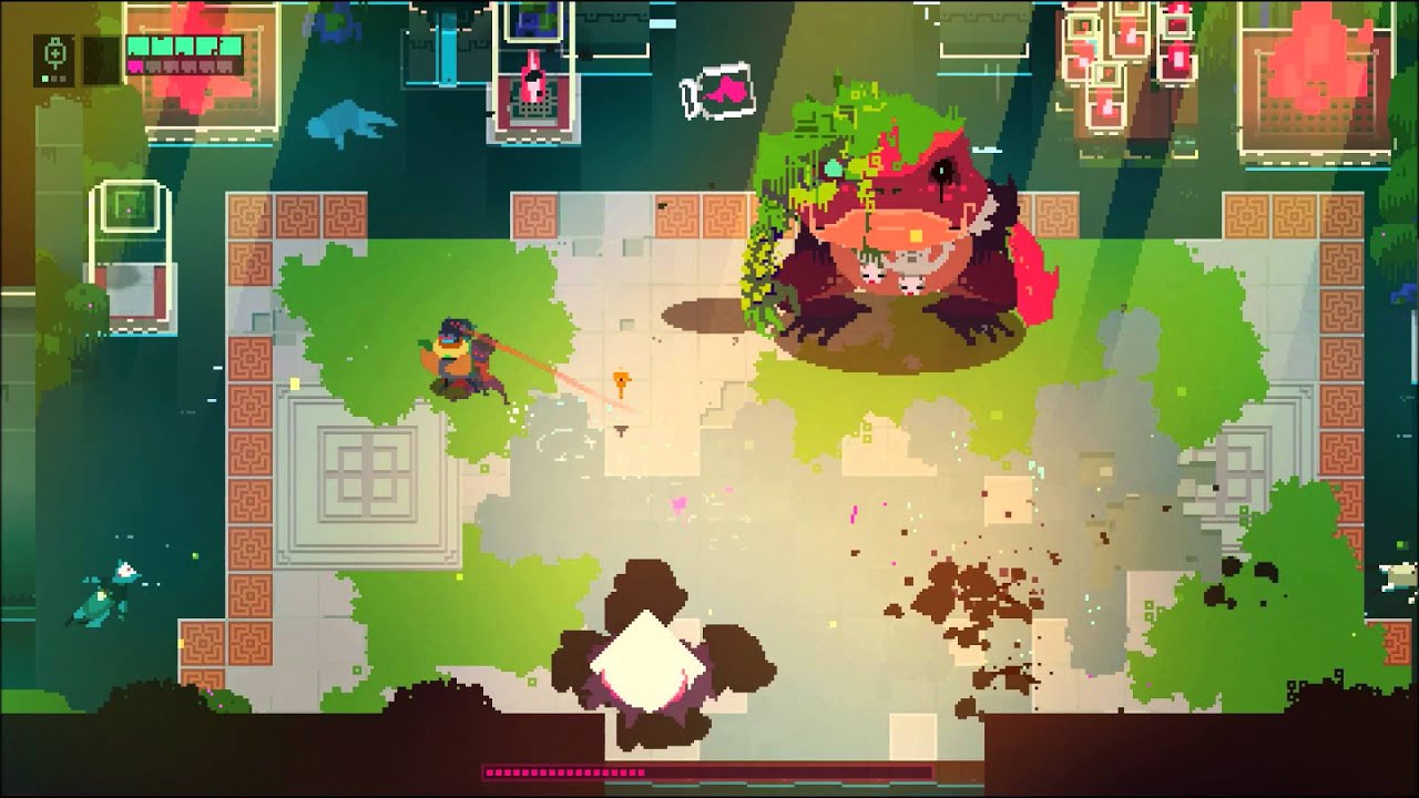 Hyper Light Drifter Frog boss YouTube
