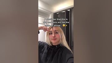 Why anime and cartoons are not the same 😂