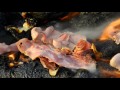 Cooking bacon and eggs on lava 1a  nikon d800