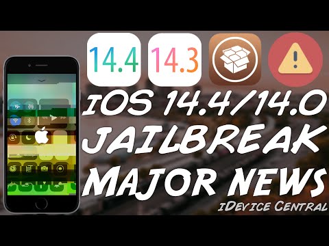 iOS 14.4 RELEASED! IMPORTANT JAILBREAK News For iOS 14.3 - 14.0 For A12, A13, And A14 Devices.