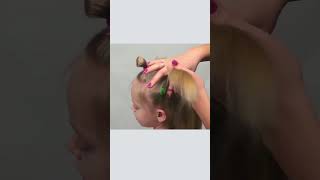 Cute Hairstyle for Girls |Hairstyles with Braided Pigtails #hairstyleshorts #hairstyleforschoolgirl