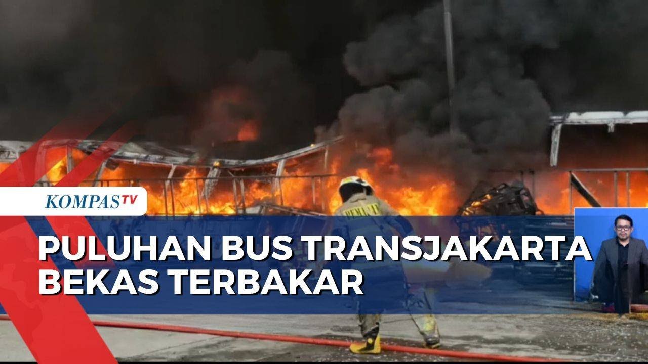 Kebakaran Bus Transjakarta Bekas di Terminal Rawa Buaya Diduga Akibat Percikan Api Las