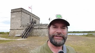 Visiting Fort Matanzas, near St. Augustine, Florida