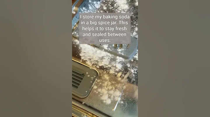 Baking Soda Hack for Fresh Dishwasher #cleaningtips #kitchencleaning #cleaningmotivation