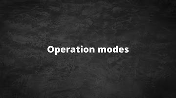 Operating modes | Keyran