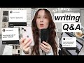 The writing qa  answering all your writing questions in depth projects querying advice