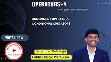 14.Understanding Python Operators-4 | Complete Guide for Beginners