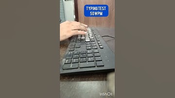 Typing test# 50 WPM speed#shorts