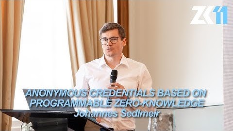 ZK11: Anonymous Credentials Based on Programmable Zero-Knowledge - Johannes Sedlmeir