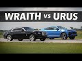 Lamborghini Urus vs Rolls-Royce Wraith | DRAG AND ROLL RACE!