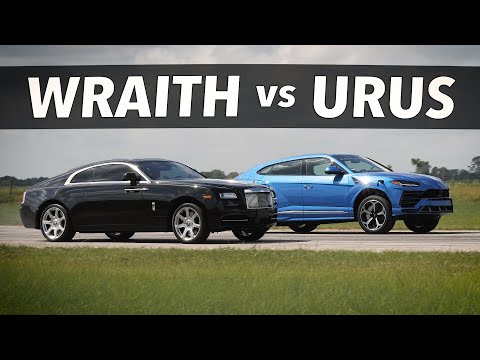 Lamborghini Urus vs Rolls-Royce Wraith | DRAG AND ROLL RACE!