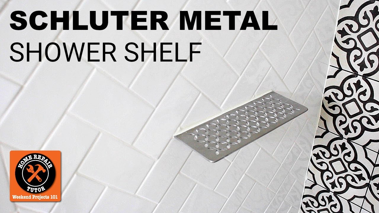 Modern Metal Shelf for Shower WallsSuper Easy (Step-by-Step