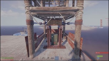 How To Set Up Multiple Solar Panels, Windmills and Use Elevator in Rust Console!