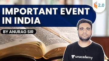 4:00 PM - All SSC Exams | Static Gk PYQs by Anurag Singh | Important Events in India