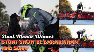 KTM STUNT SHOW BY @babarstunts  & @nonstopsunny9331  IN SATNA