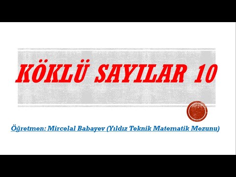 KÖKLÜ SAYILAR 10  #YÖS #Matematik #Fonksiyon #YOS #yos #yös #yossınav #yössınav #ygs #ygsmatematik