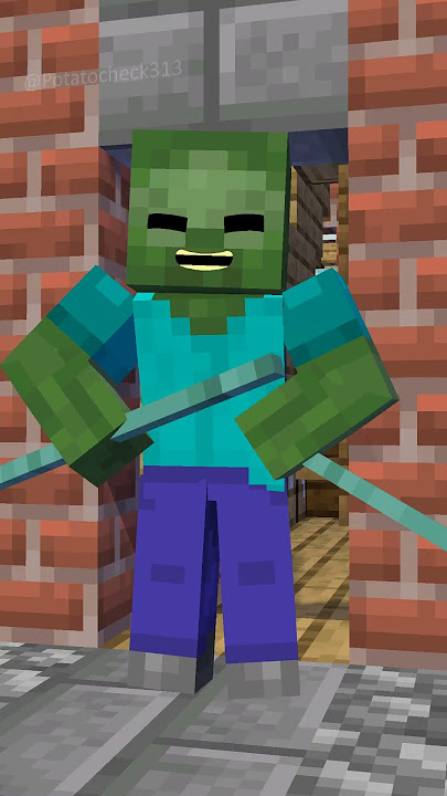 Ha-hA-Ha-hA-Ha-hA-Ha-hA! 🤣 | Zombie vs Villager #minecraft
