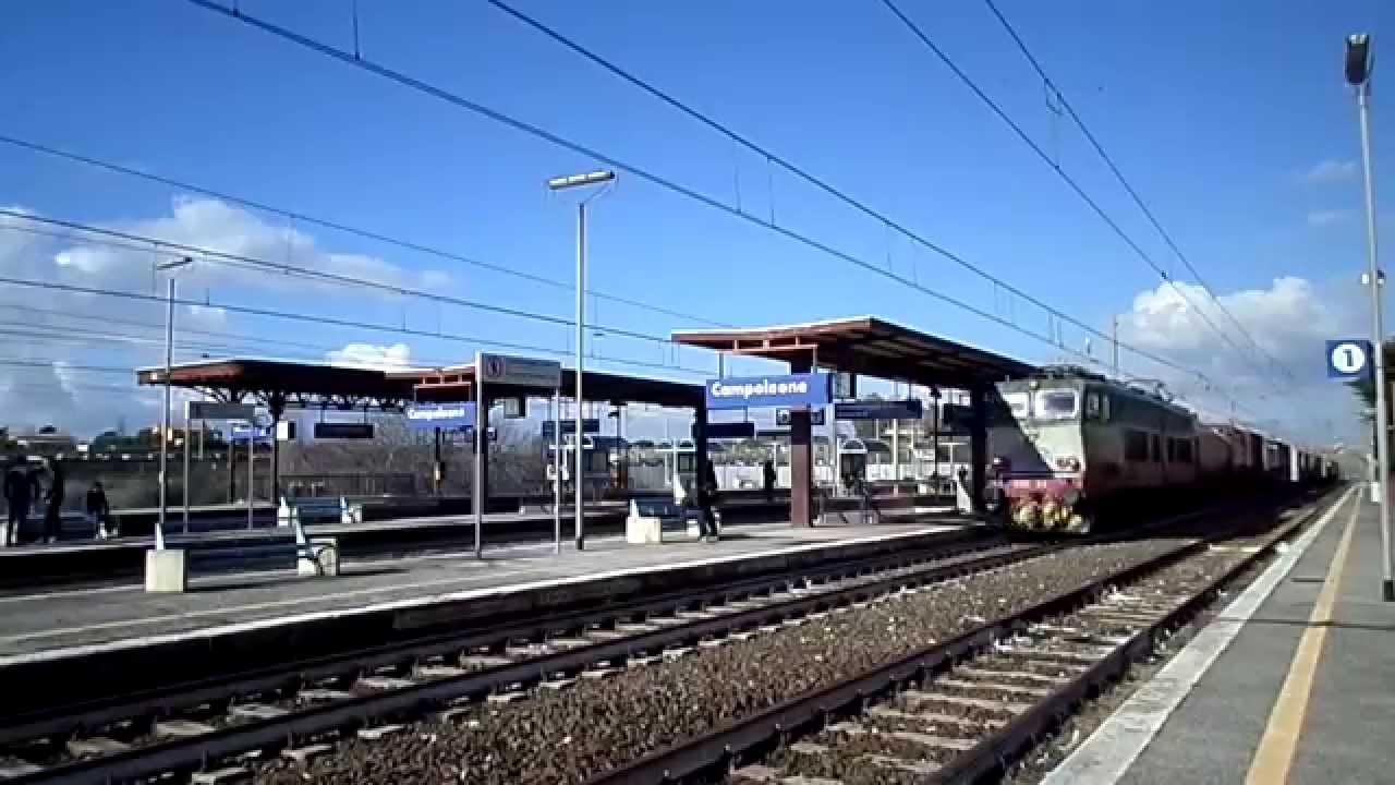 E655.188 sul TCS 51053 Milano Smistamento - Maddaloni Marcianise, in transito a Campoleone