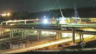 Time-Lapse Construction Westlink M7 Light Horse Interchange by Eon-FX